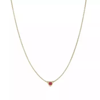 Колье Tiffany & Co. Color By The Yard, золото/рубин