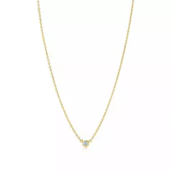Колье Tiffany & Co. Diamonds By The Yard Single Diamond, золото/бриллиант