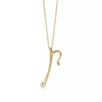Колье Tiffany & Co. Letter "P", золото