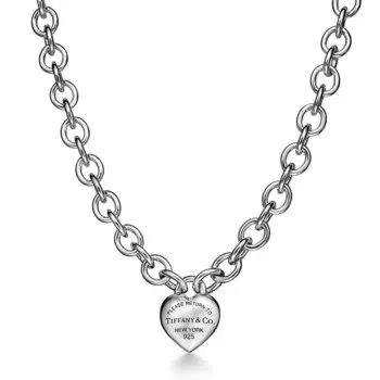 Колье Tiffany & Co. Return to Tiffany Full Heart Toggle, серебро