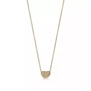 Колье Tiffany & Co. x Elsa Peretti Bean Design, золото/бриллианты