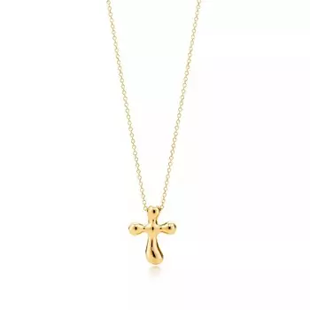 Колье Tiffany & Co. x Elsa Peretti Cross, золото