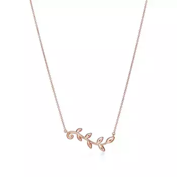 Колье Tiffany & Co. x Paloma Picasso Olive Leaf Vine, розовое золото