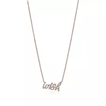 Колье Tiffany & Co. x Paloma's Graffiti Wish, розовое золото/бриллианты