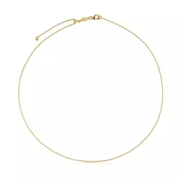 Колье Tous Basics, 40 см, золото