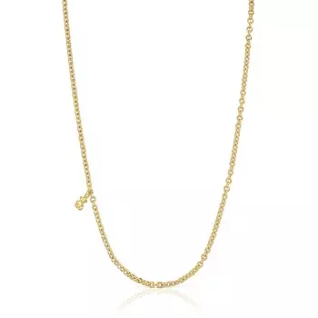 Колье Tous Bold Bear, позолоченное серебро