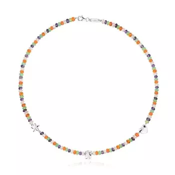 Колье Tous Bold Motif, серебро/драгоценные камни