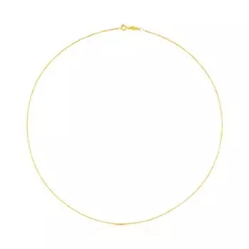 Колье Tous Chain Cord Choker 45 cm, золото