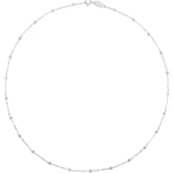 Колье Tous Chain Little Ball Measuring 44 Cm, серебро