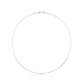 Колье Tous Chain Silver Semi-Rigid 45cm, серебро