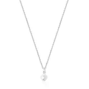 Колье Tous Icon Pearl, серебро/жемчуг