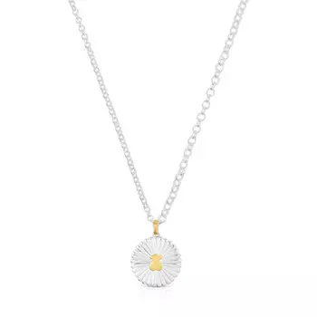 Колье Tous Iris Motif Bear, серебро/позолоченное серебро