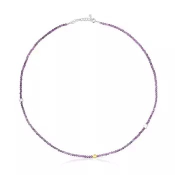 Колье Tous Joy Bits, позолоченное серебро/аметист