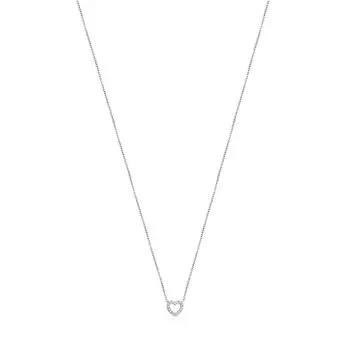 Колье Tous Les Classiques Heart, белое золото/бриллиант