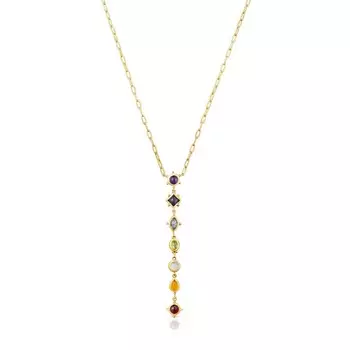 Колье Tous Magic Nature, позолоченное серебро/драгоценные камни