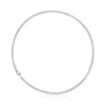 Колье Tous Manifesto Curb Chain, серебро