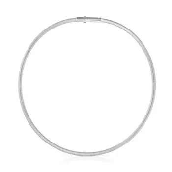 Колье Tous Mesh Tube, 4 мм, сталь