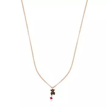 Колье Tous Motif, розовое серебро