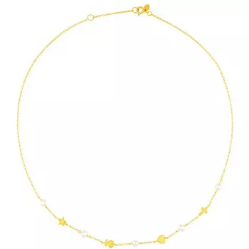 Колье Tous Sweet Dolls, золото/жемчуг