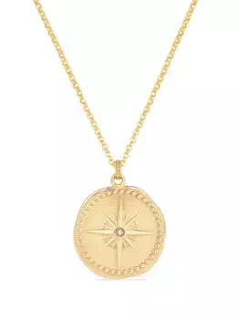 Колье True North DOWER AND HALL, золотой