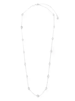 Колье Una Swarovski, серебяный