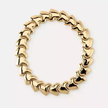 Колье Zara Heart, золотой