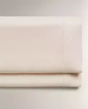 (кол-во нитей 300) плоский сатин с окантовкой Zara Home, терракота