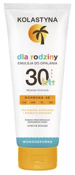 Коластина, Солнцезащитная эмульсия Family 30 (Высокая защита) Spf, 250 мл Kolastyna