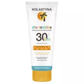 Kolastyna 250 мл SPF30 Семейная солнцезащитная эмульсия Sarantis S.A. Opalanie
