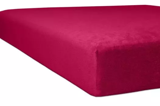 Колено - Чехол на массажный стол с мережкой - Флисовая махровая ткань *Качество 10* - Цвет: 49 Бордовый - Размер: 75/190 - 85/200 см Kneer