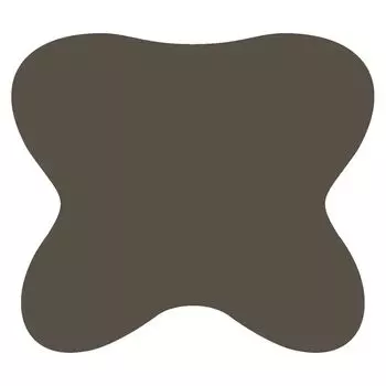 Колено - Подушка Ombracio с чехлом на молнии - Качественный джерси с тонкой нитью 20 - Цвет: сланец 84 - Размер: 54/48 см Kneer