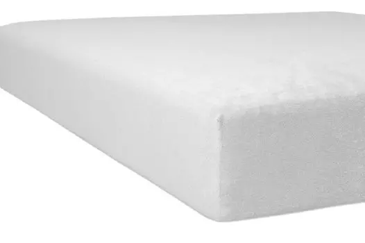 Колено - простыня на подкладке - флисовая махровая ткань *Качество 10* - цвет: 01 белый - размер: 140/220 - 160/220 см Kneer