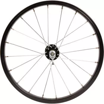 Колесо для детского велосипеда переднее 16 дюймов черное Btwin