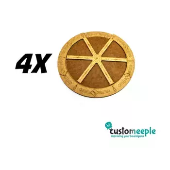 Колесо, совместимое с Barrage — набор из 4 шт., Game Accessories - Barrage (Customeeple)