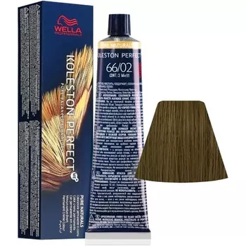 Koleston Perfect Me + Pure Naturals 66/02 Темно-русый матовый 60 мл, Wella