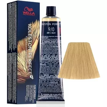 Koleston Perfect Me+ Pure Naturals 9/0 Очень интенсивный прозрачный блондин 60 мл, Wella