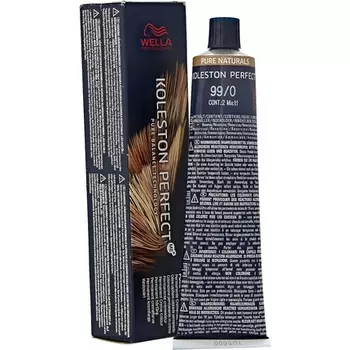 Koleston Perfect Me+ Pure Naturals Перманентная крем-краска для волос 99/0 Светло-русый интенсивный 60 мл, Wella
