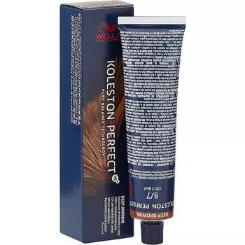 Koleston Perfect Me+ Темно-коричневые 8/7 60 мл, Wella