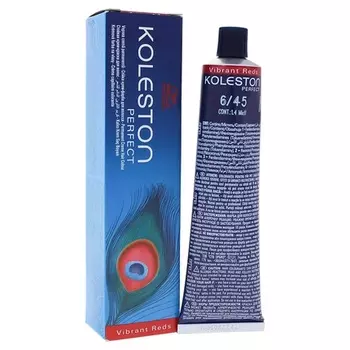 Koleston Perfect Permanent Creme краска для волос 6-45 темно-русый красный фиолетовый 60 мл, Wella