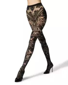 Колготки 20 денье с непрозрачным принтом ETRO x Wolford, многоцветный