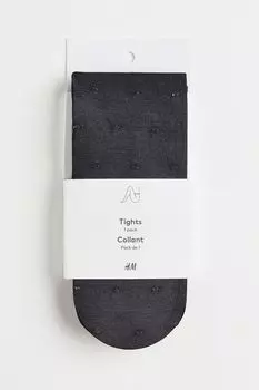 Колготки 20 ден H&amp;M, черный/узор