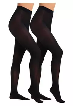 Колготки 40 DEN SIMPLY 2 PACK Hudson, черный