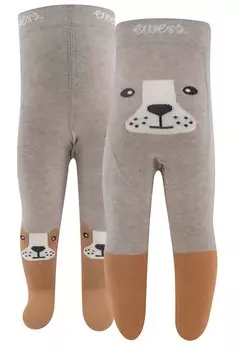 Колготки Br Ewers, темно-бежевые в крапинку