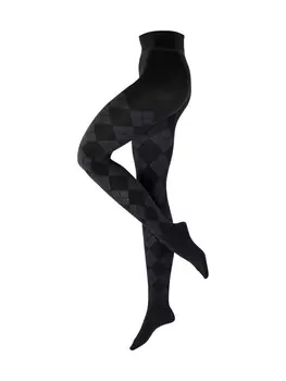 Колготки Burlington Strumpfhose Fine Argyle, черный