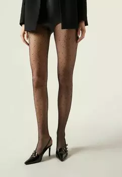 Колготки Calzedonia, металлик черный