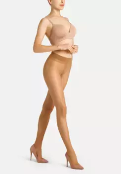 Колготки Camano (2 шт.) с шелковисто-матовым эффектом, коричневый