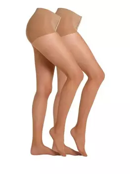 Колготки camano 2er Pack fine functional 20 Denier, цвет make up