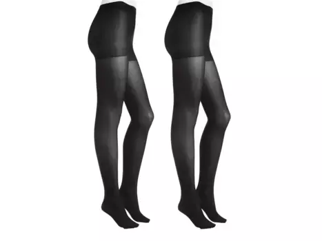 Колготки Control Top Women's Tights - 2 Pack Hue Hosiery, черный
