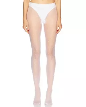 Колготки Dot Tight Falke, белый