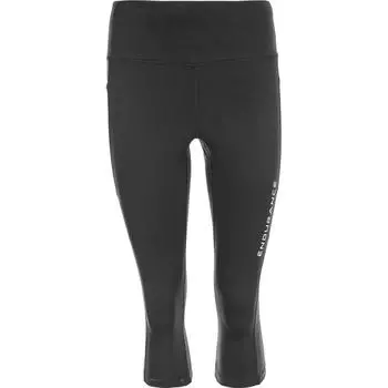 Тайтсы Endurance Energy W 3/4 Running Women Breathable, черный